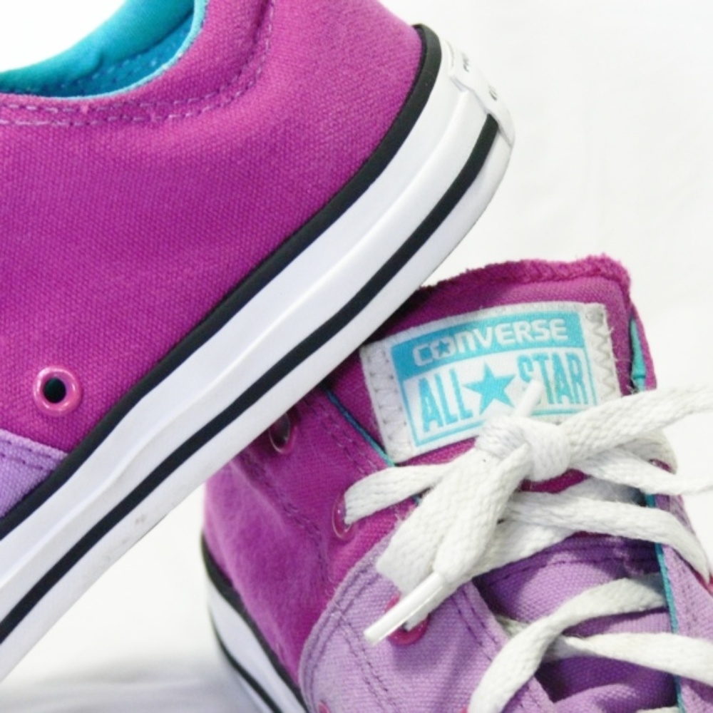 Converse All Star pink purple blue color block
